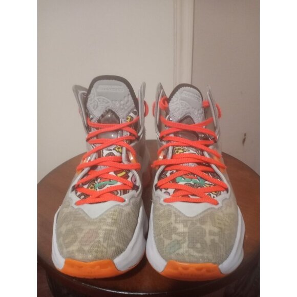 Nike LeBron 19 XIX GS 6Y Fast Food Basketball Shoes Sneakers Orange DD0418-001 - Picture 8 of 16